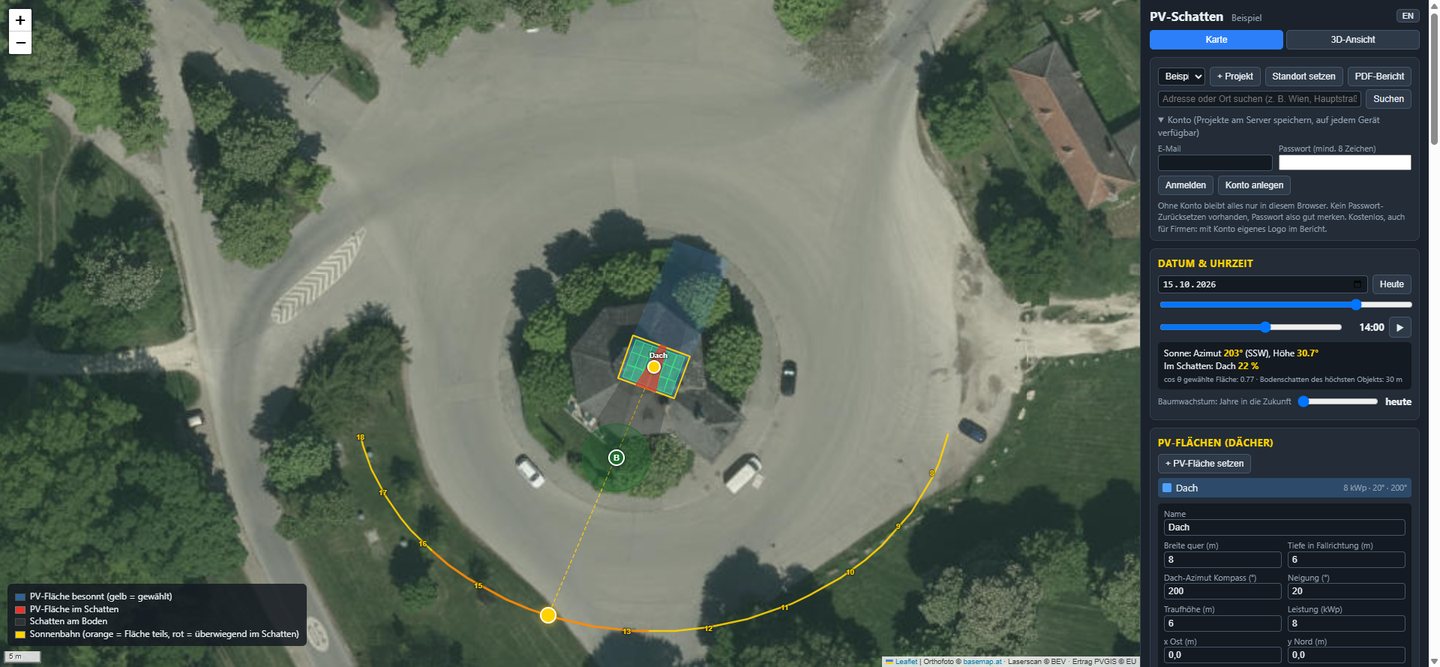Module layout on the map, modules coloured by annual loss